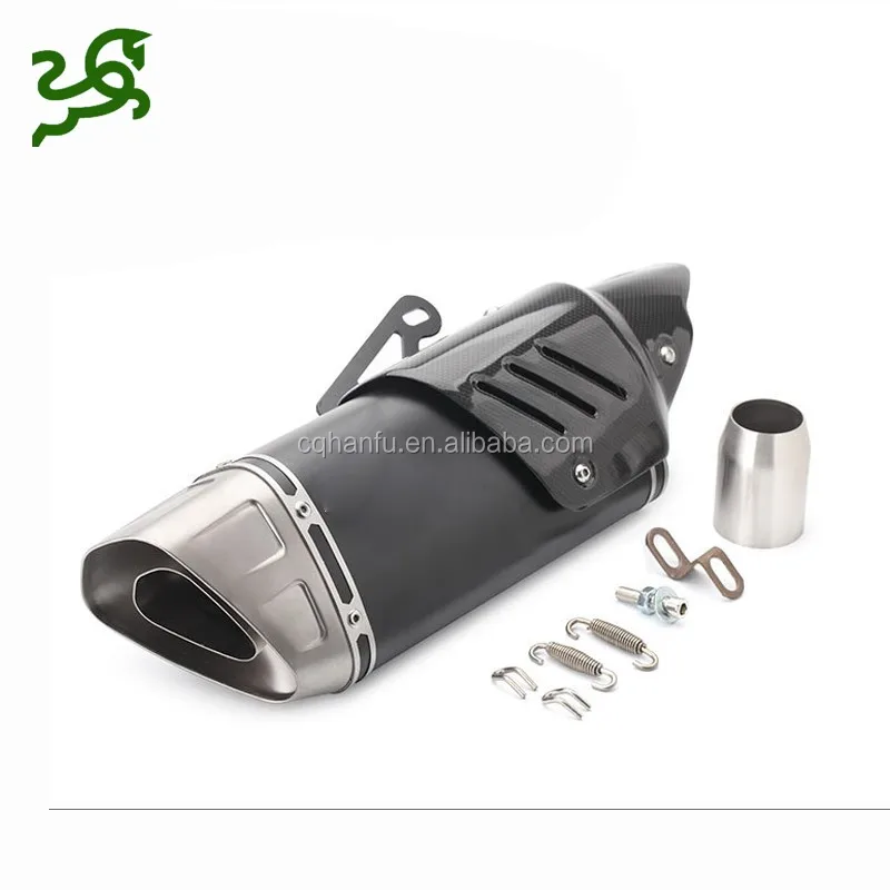 Выхлопной глушитель из углеродного волокна для мотоцикла, велосипеда-внедорожника, выхлопная труба для ZX6R/10/Z250 300/R3/25 R6 K6 K7 K8K9