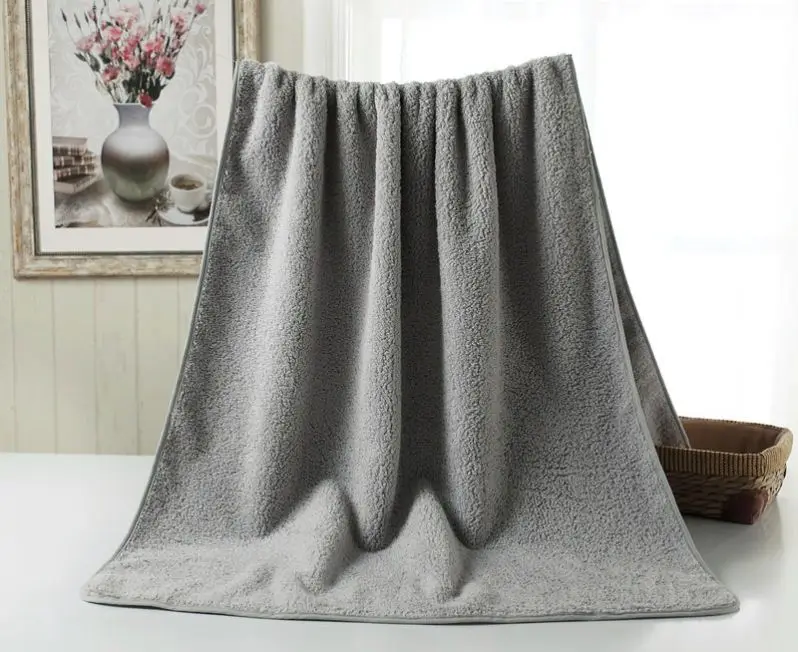 Оптовая продажа 100% Египетский хлопок 32s большие толстые антибактериальные полотенца