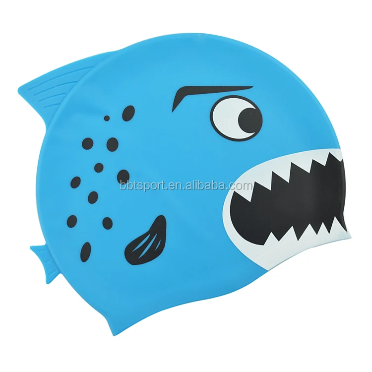 Шапочка для плавания в виде рыбы шапочки акулы детская