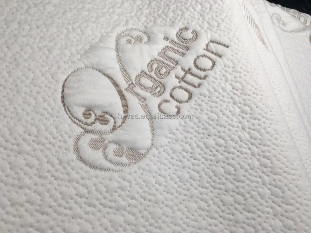 Трикотажная ткань из бамбукового волокна Бамбуковая полиэфирная стеганый жаккардовый матрас