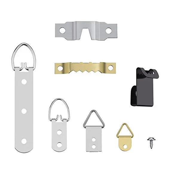 Picture Frame Hangers 100-Pack Steel Picture Hangers Heavy Duty