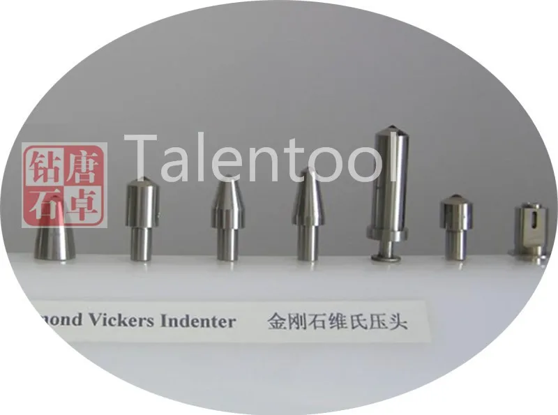 Talentool Diamond Rockwell Vickers Indenter 136 Degree Pyramidal Hardness Tester Indenter