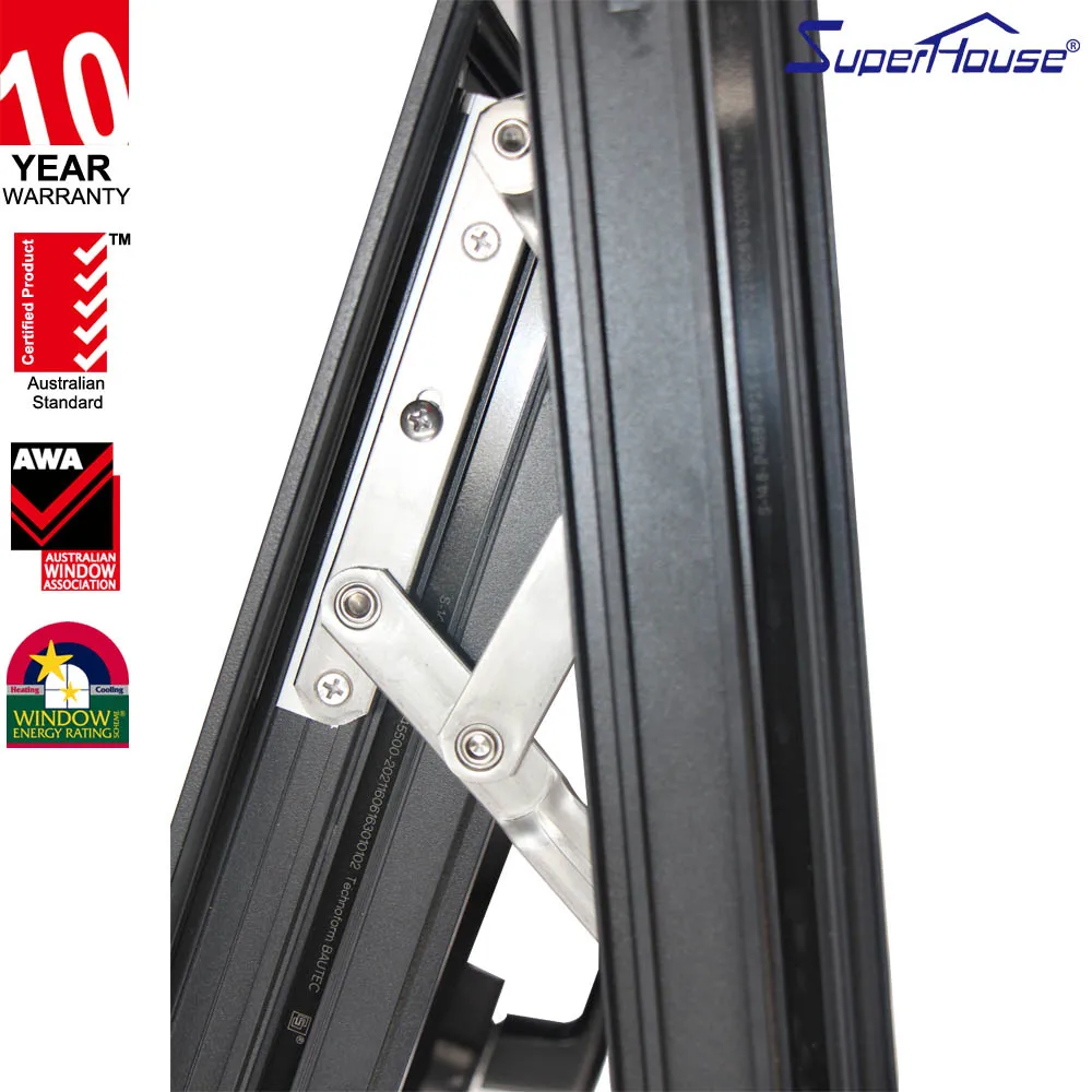 Dade NFRC AS2047  standard Aluminium Frame Casement Windows