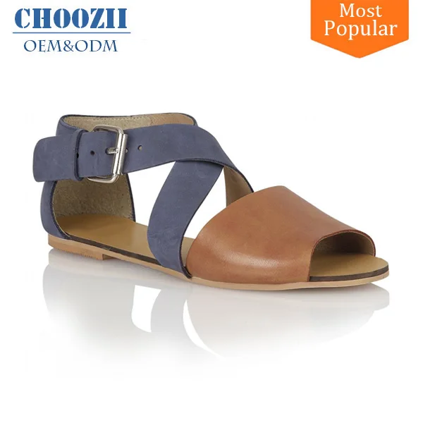 trendy leather sandals