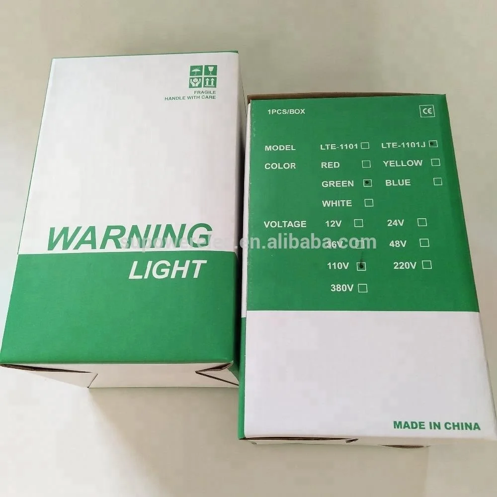 
 С зуммером LTE-1101 LTE-1101J зеленый 110V 120V AC DC светодиодная сигнальная лампа  