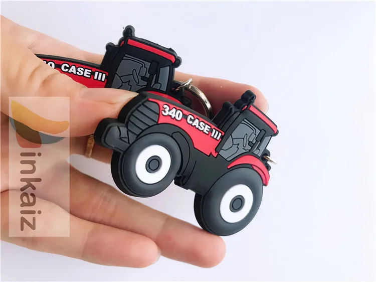 Tractor Keychain 2019 Factory New 3d Key Chain Fire Truck Tractor Forklift Keychain Cheap Price