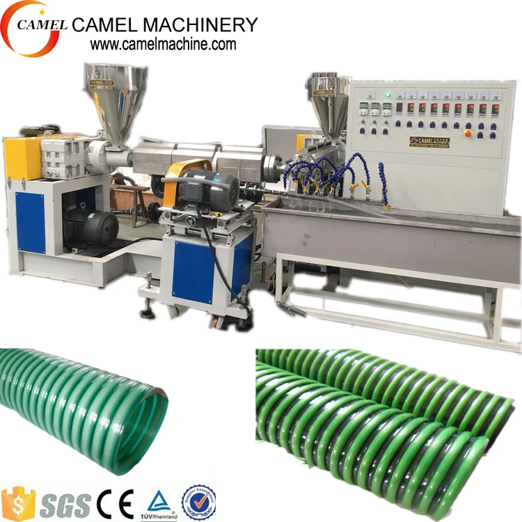 Spiral Hose Extrusion Line PVC Flexible Hose Making Machine