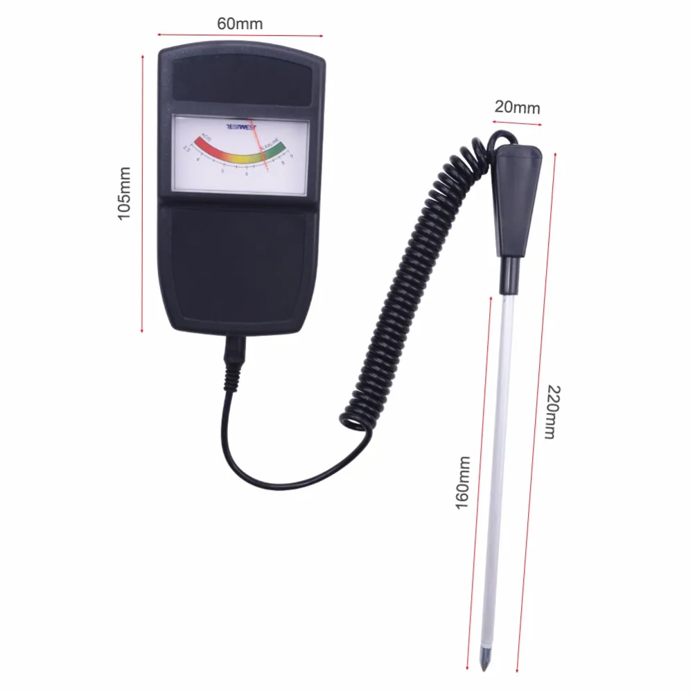 High Density Portable Meter PH Tester Soil Detector Water Moisture Light Test Meter Sensor for Garden Plant Flower