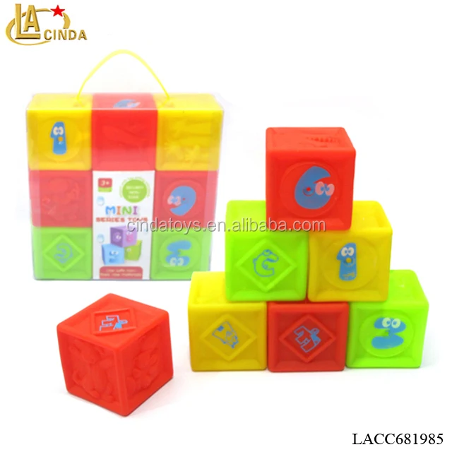 Doux Bebe Cube Jouet Jeu De Bain 6cm Vinyle Blocs De Modele De Dessin Anime Mignon En Plastique Souple Bebe Jouet Buy Jouet Bebe En Plastique Souple 16 Jouet Bebe En Plastique