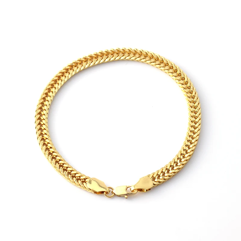 gold charm bracelet for men