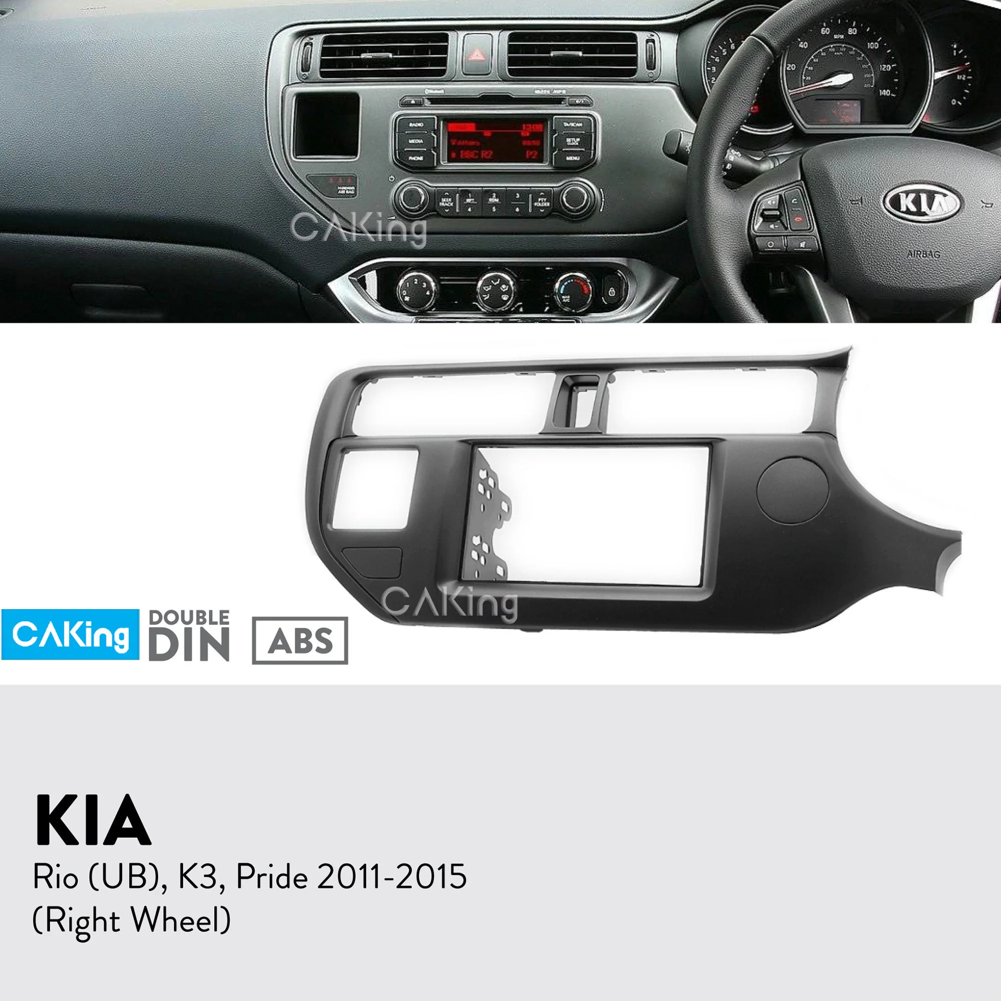 AUTO RADIO CASSETTO pannello radio DOPPIO DIN PER HYUNDAI h-1 STAREX i800 ILOAD IMAX