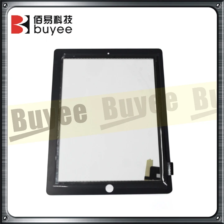 беспдатная доставка oem черный& белый сенсорный экран для ipad 2