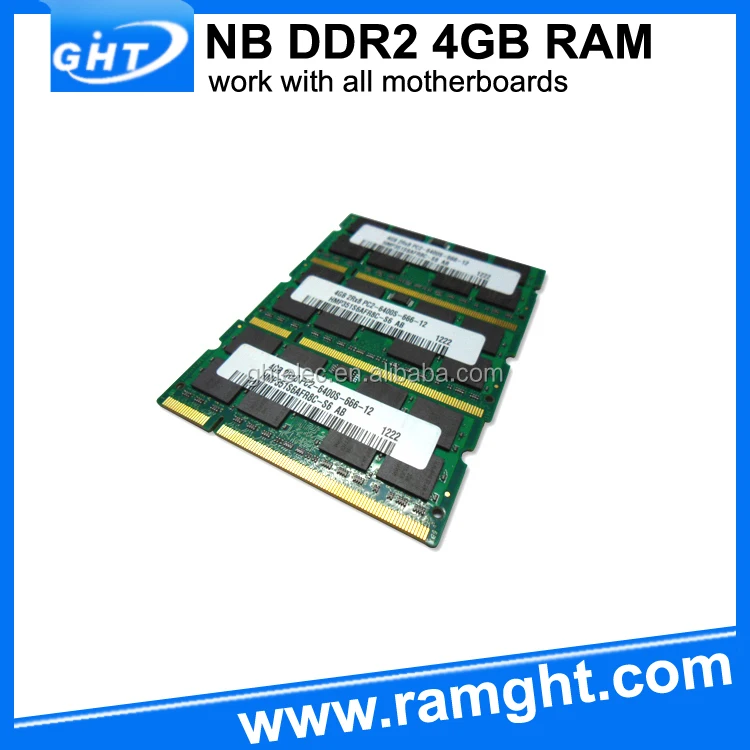 4GB DDR2 6400 SODIMM 800mhz Memory Ram Reliable Performance