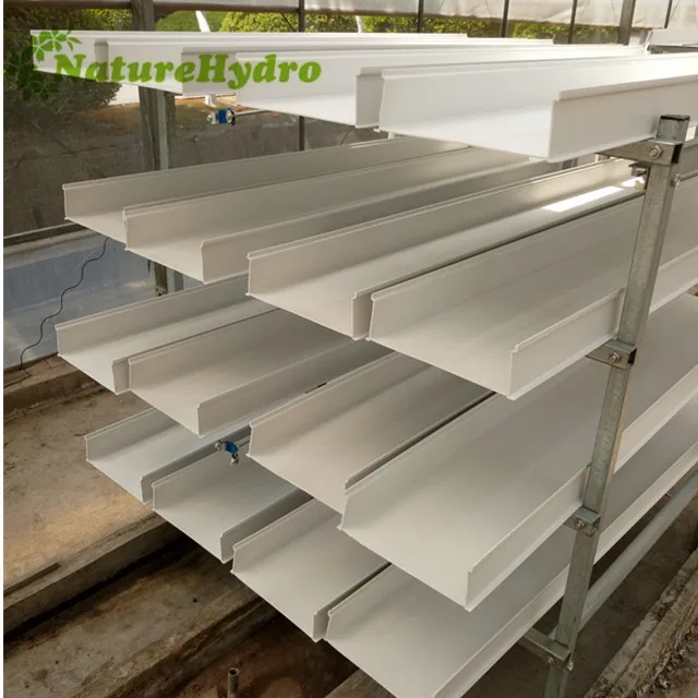 Plastic Fodder System Troughs Automated Hydroponic System in Pvc Channels