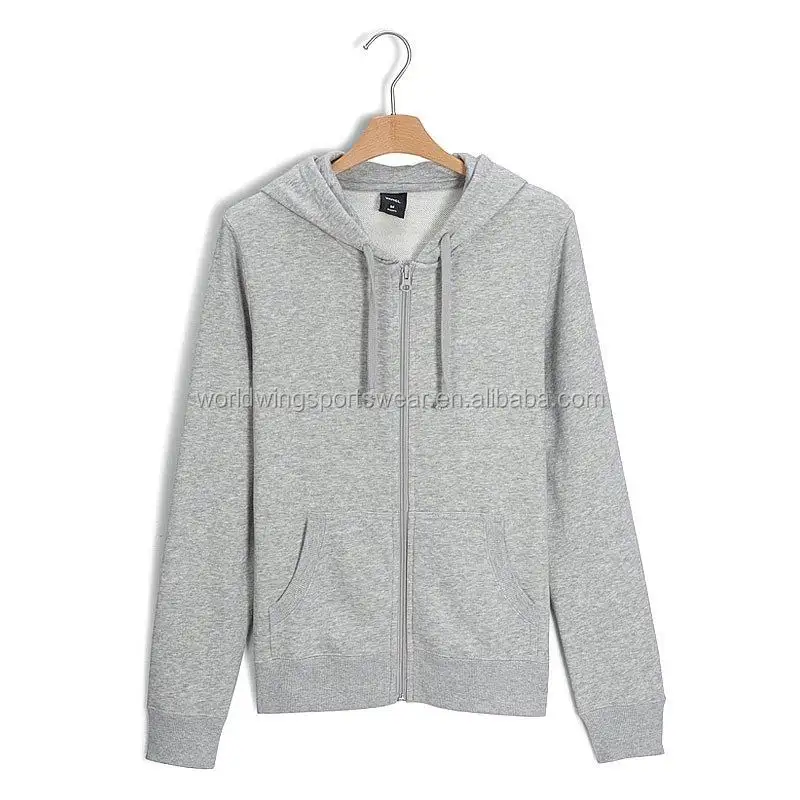 plain light grey hoodie