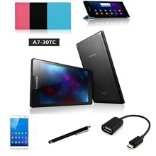 case Lenovo A7-30HC leather protective sleeve Lenovo tab2 A7-30 dedicated support sleeve A7-30tc 7 “A3300 holster