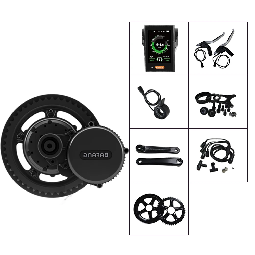 Kit De Conversion Moteur Central Bafang BBS02B 36V 500W Avec Batterie Cadre
