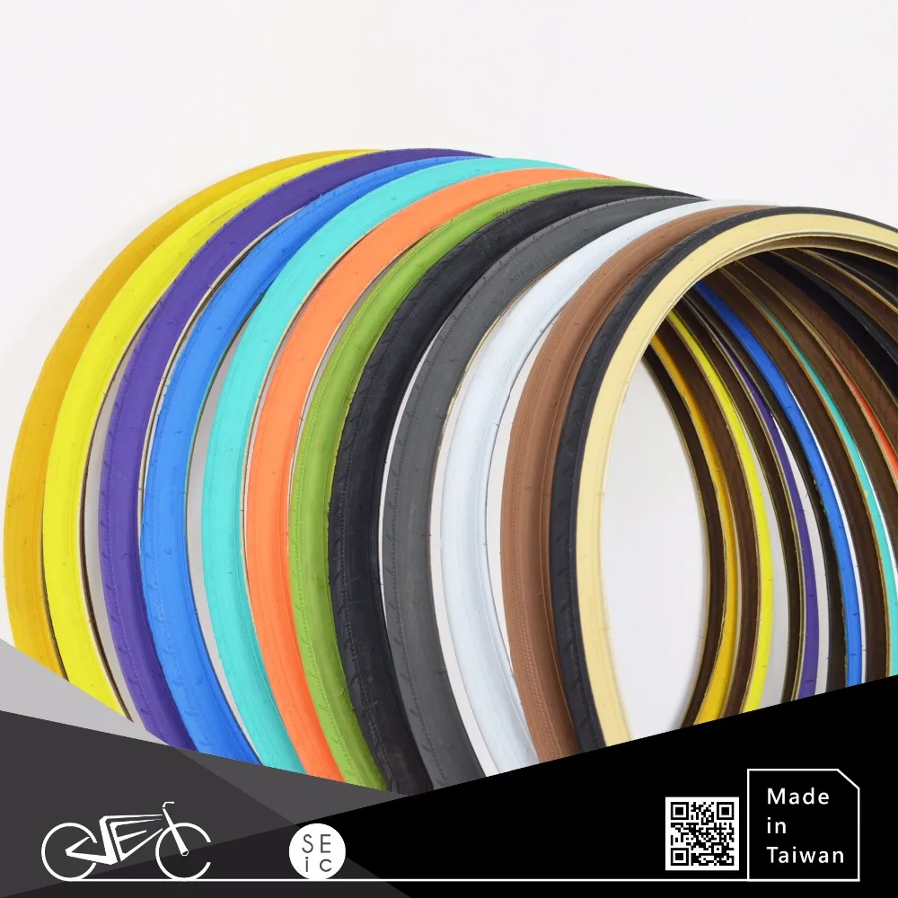 colored bike tires