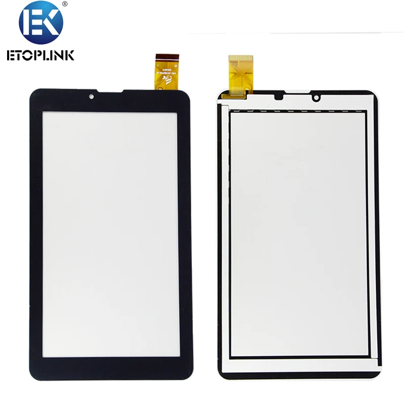 blanc: ecran tactile touchscreen digitizer MEMUP SLIDEPAD 104 (version 50pin