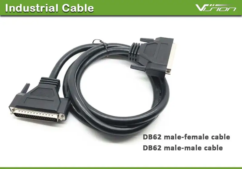 3 Meters Long 62 Pin Male to Female DB62 Connector Extension Cable