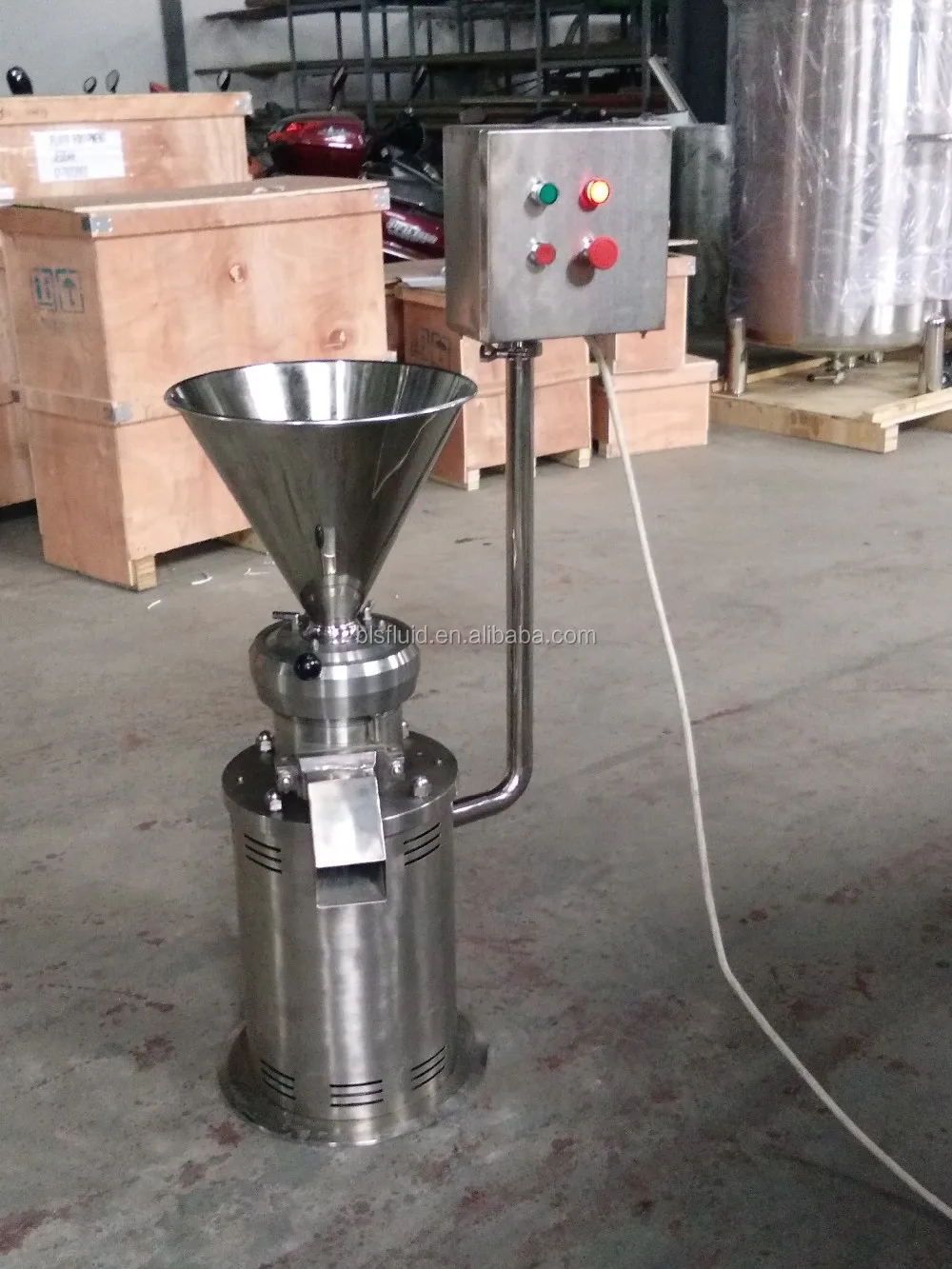 Colloid Mill Rpm 2800 RPM Steel Sanitary Food Colloid Mill for Paste Making