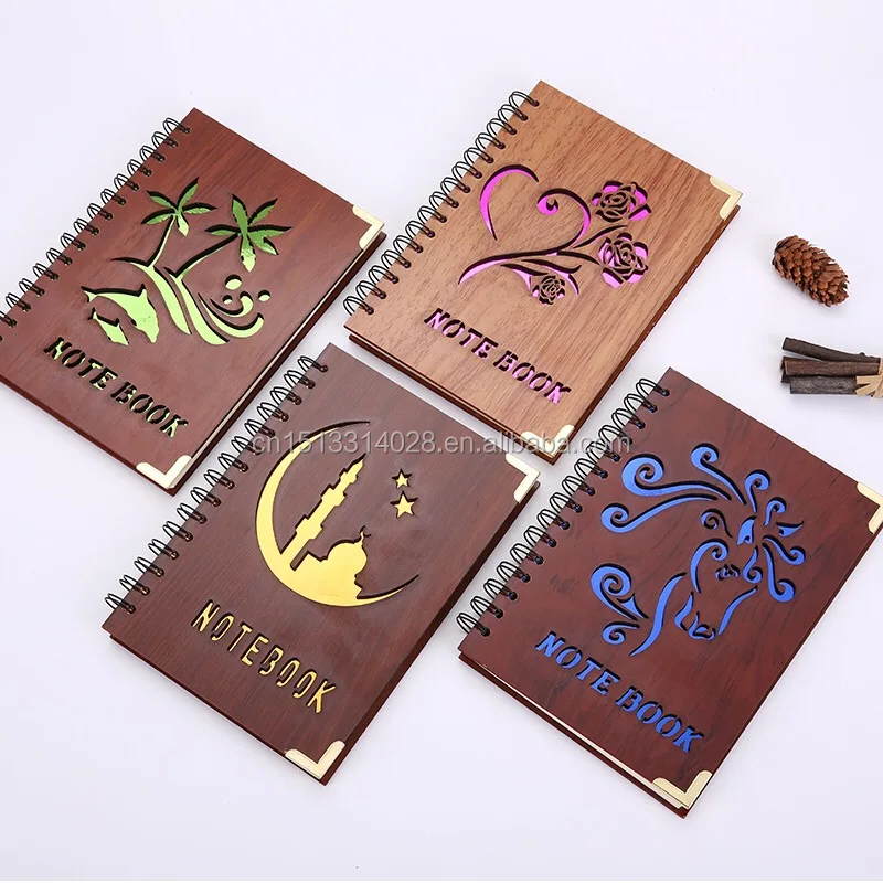 Винтажный блокнот высокого качества на спирали с принтом