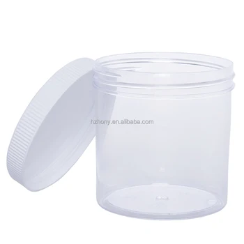 6oz slime storage jars clear all