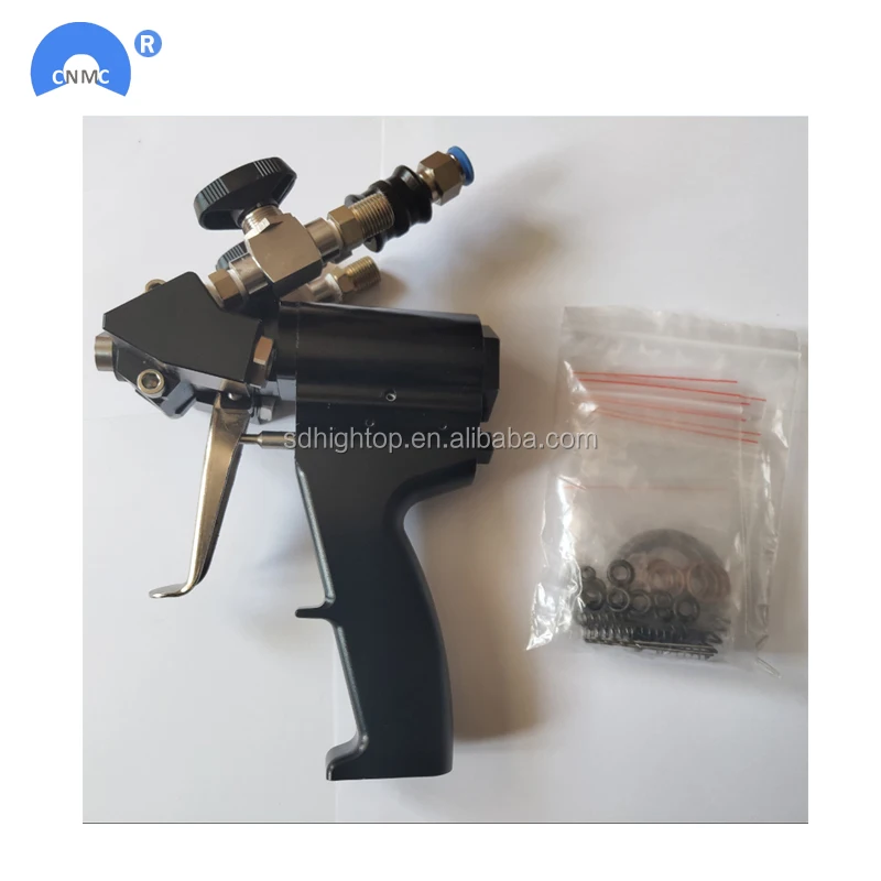 Two Component Polyurea Coating Spray Gun/pu Foam Air Cleaning Pneumatic 1year 35mpa OEM Fan-shaped Nozzle P2