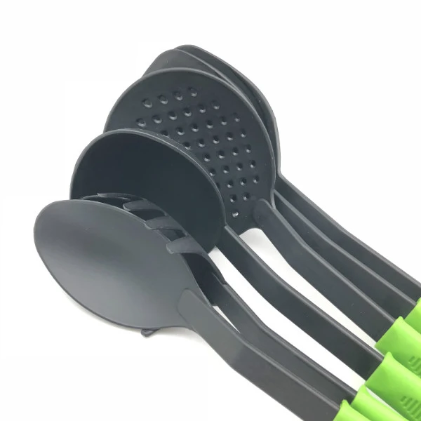 Green Color Kitchen Ware Tool Set Cooking Tools Spoon Utensil for Health