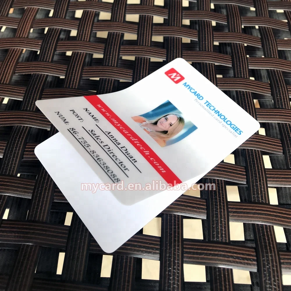 Custom Print Self-adhesive NFC PVC Photo ID Card Sticker for Access Control Proximity RFID Card