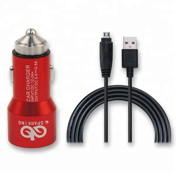 USB 2 port car charger