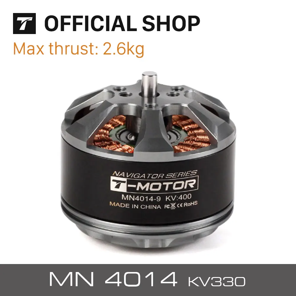 T-MOTOR MN4014 400KV Brushless Motor for RC Quadcopter Drone, High