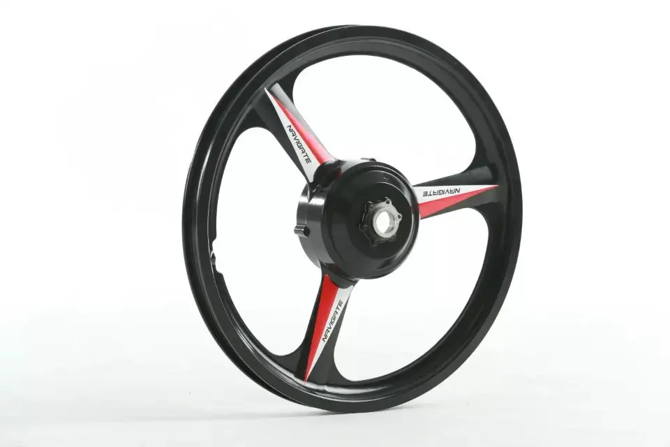 2018 New Style 3 Tri Spoke 20 Inch Spoke Integral Magnesium Alloy Electric Bike Wheel