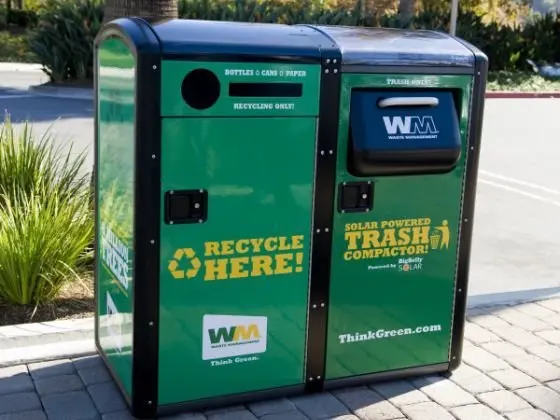 Garbage Bin Compact Like Bigbelly