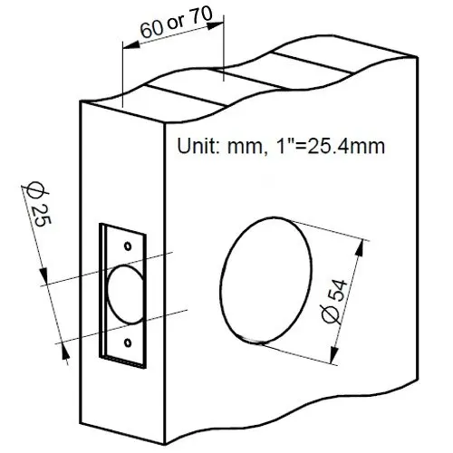 Intelligent Fingerprint Door Lock With Touch Codes and Mechanical Keys Functions for USA Market