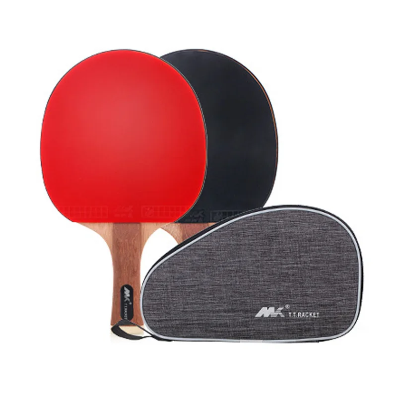 Небольшой минимальный заказ, стандартное весло для пинг-понга, профессиональная тренировочная ракетка из тополя для настольного тенниса и пинг-понга с сумкой