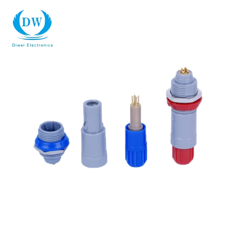 DRRI Lemo 1B FGG/EGG Stecker & Buchse – 2 Bis 16 Pin Push-Pull Verbinder Für Industrie & Medizin