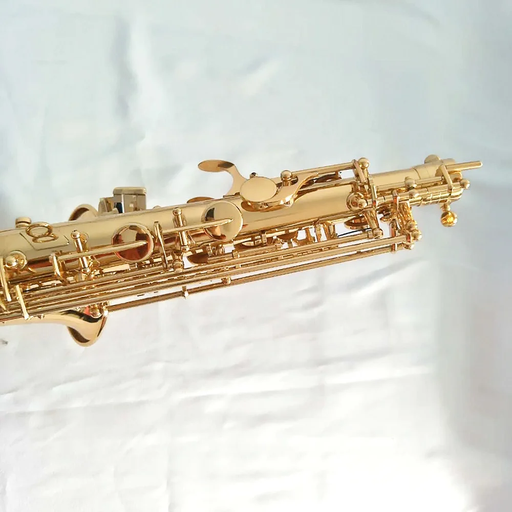 Sax Alto Eb Gold Lacquer Playing Music Instruments