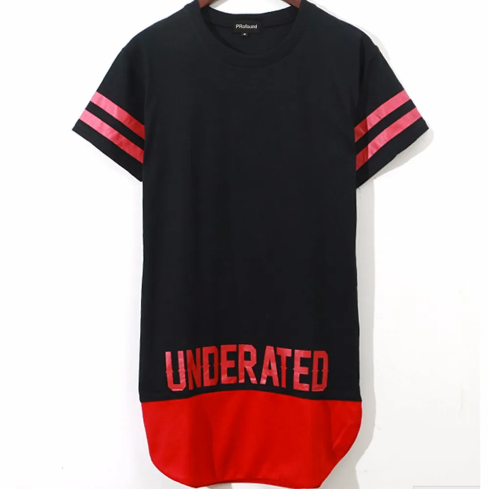 Hiphop Stil Unisex Rot Streifen Oversize Erweitert T Shirt Buy Hiphop T Shirt Ubergrosse Verlangern T Shirt Big T Shirt Product On Alibaba Com