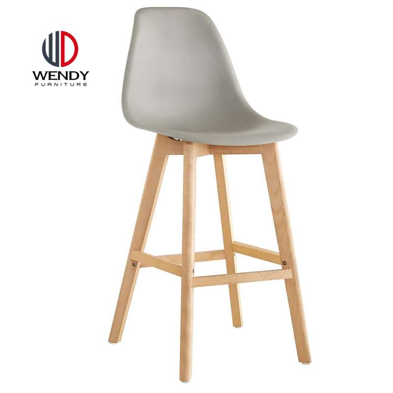 plastic stool with backrest