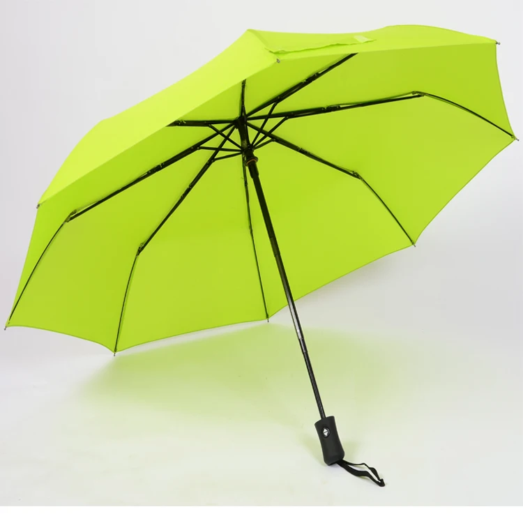 3 Folding Automatic Open And Close Umbrella 8k Custom Logo Print For