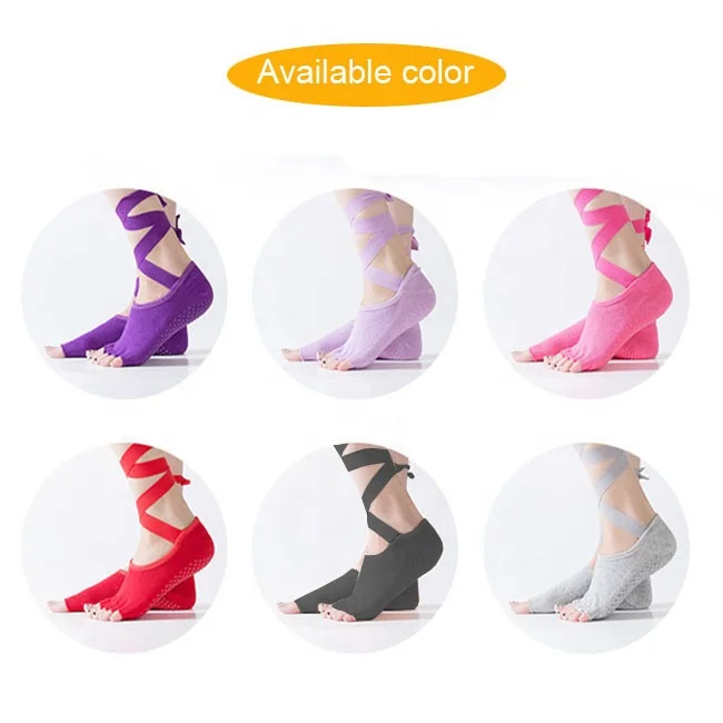 
Совершенные сексуальные носки для занятий йогой для девочек-подростков, нескользящие носки для пилатеса и йоги с поддержкой свода стопы 