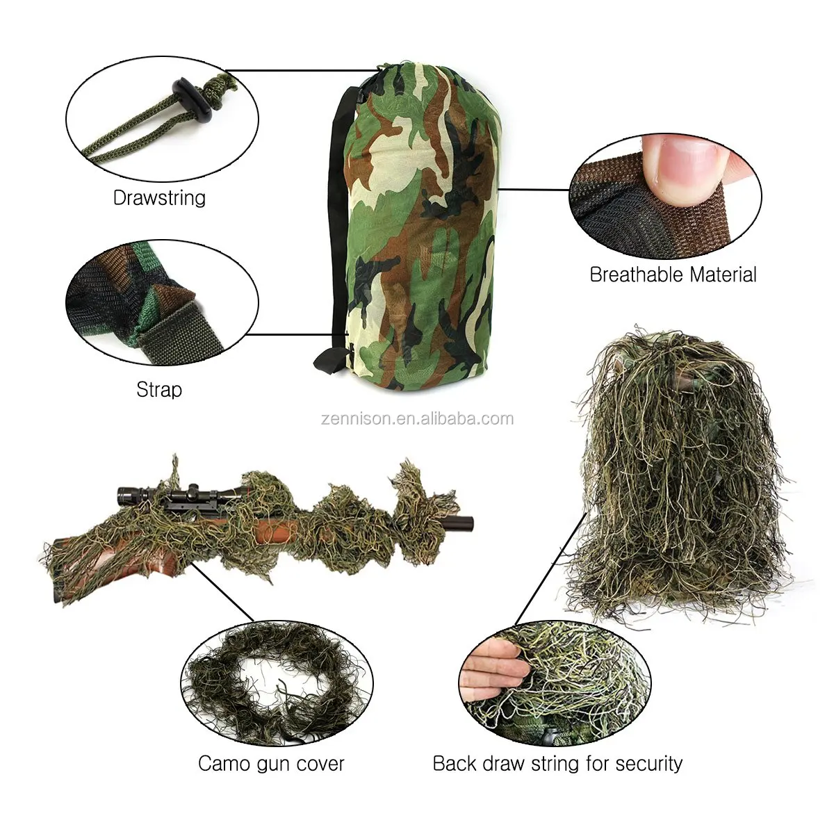 Костюм-Леший Ghillie Woodland