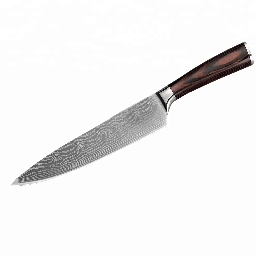 wooden handle stainless steel kitchen chef knife - buy stainless