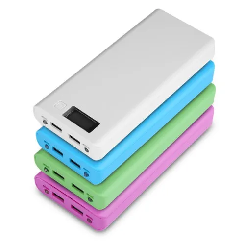 DIY USB Mobile Power Bank Charger Case Pack 8pcs 18650 Battery Holder for  Phone