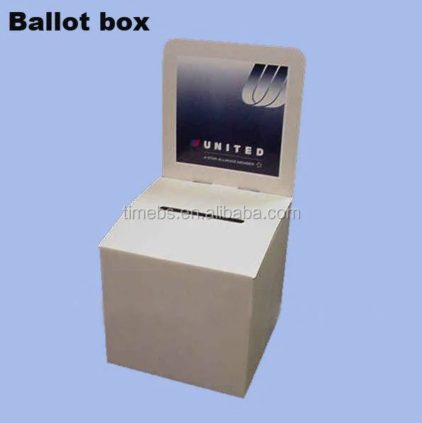 Portable Corflute Plastic Cardboard Polling Booth Collapsible Voting Booth