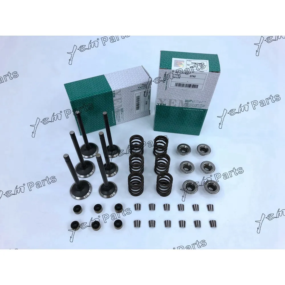 For KUBOTA D782 Engine Valve Guide Seat Valve Spring Valve Stem Seal
