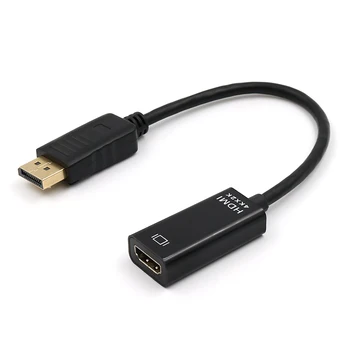 4K*2K DP Displayport Male to HDMI Male Cable Adapter Converter DP to HDMI 4K for PC Laptop HD Projector