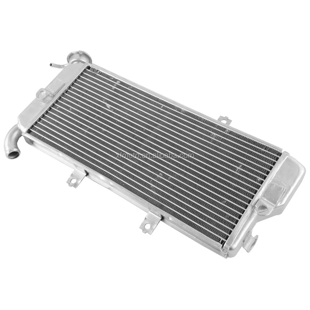Black Aluminum Radiator For Kawasaki ER6N Ninja 650R 2006-2008 - Direct Fit Replacement
