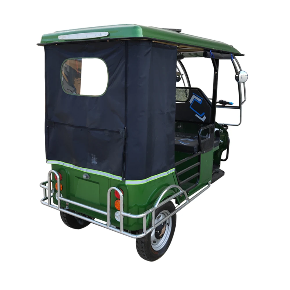 バングラデシュ向け48V800W乗客用大人用三輪車e人力車オートイージー